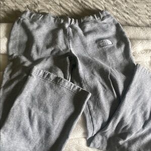 The North Face Gray Joggers with Elastic Waistband